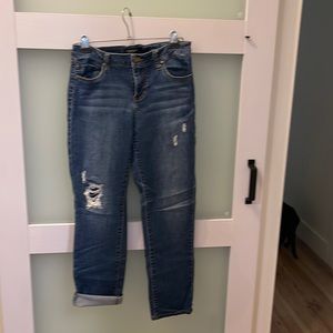 Liverpool slim boyfriend distressed jeans size 8/29